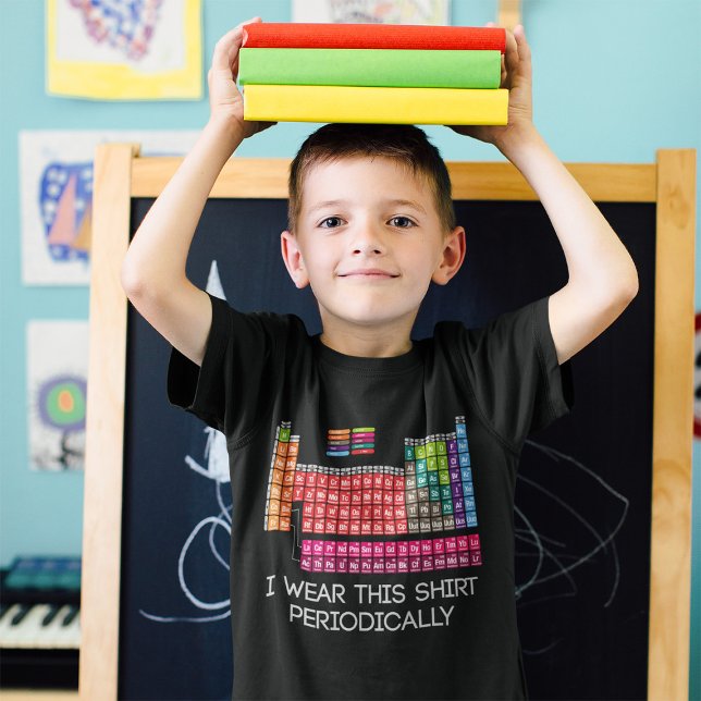 T-shirt Je Porte Cette Chemise Périodiquement (School Pic)