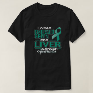 T-SHIRT JE PORTE DE L'ÉMERAUDE VERT POUR LA SENSIBILISATIO