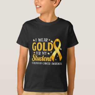 T-shirt Je Porte De L'Or Pour Mon Étudiant Professeur De R