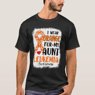T-shirt Je Porte De L'Orange Pour Le Mois De Sensibilisati