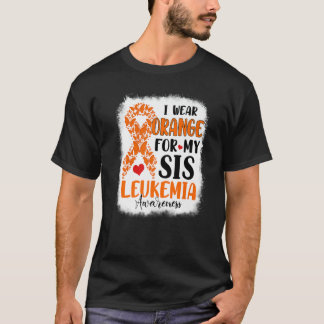 T-shirt Je Porte De L'Orange Pour Mon Mois De Sensibilisat