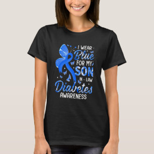 T-shirt Je Porte Du Bleu Pour Fils En Droit Sensibilisatio