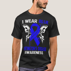 T-shirt Je Porte Du Bleu Pour La Sensibilisation À La MALA