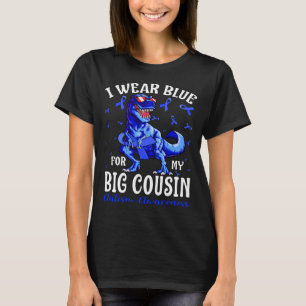 T-shirt Je Porte Du Bleu Pour Ma GRANDE Sensibilisation su
