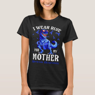 T-shirt Je Porte Du Bleu Pour Ma Mère Apraxia Sensibilisat
