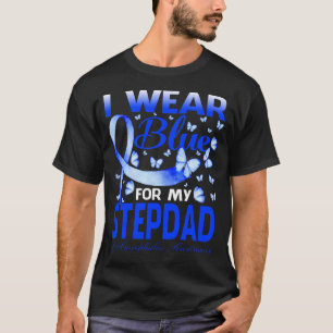 T-shirt Je Porte Du Bleu Pour Ma Sensibilisation À L'Hydro