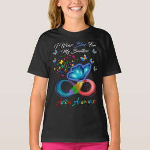 T-shirt Je Porte Du Bleu Pour Ma Sensibilisation sur l'aut