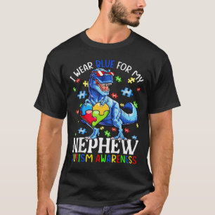 T-shirt Je Porte Du Bleu Pour Ma Sensibilisation sur l'aut