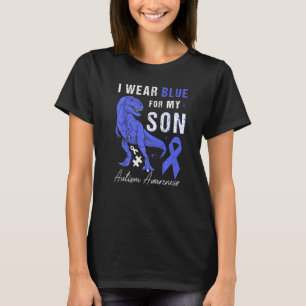T-shirt Je Porte Du Bleu Pour Mon Fils Sensibilisation sur