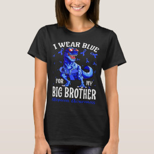 T-shirt Je Porte Du Bleu Pour Mon GRAND FRÈRE Alopécie Sen