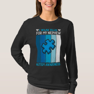 T-shirt Je Porte Du Bleu Pour Mon Mois De Sensibilisation
