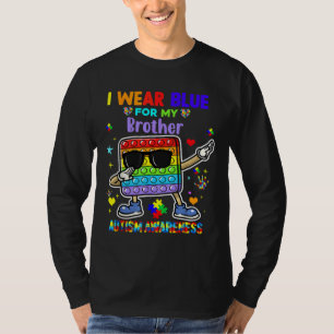 T-shirt Je Porte Du Bleu Pour Mon Mois De Sensibilisation 