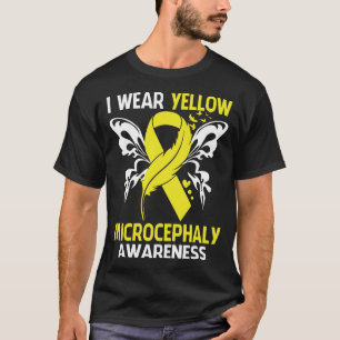 T-shirt Je Porte Du Jaune Pour La Sensibilisation À La MIC