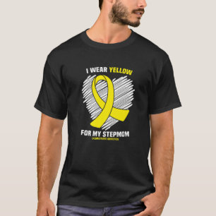 T-shirt Je Porte Du Jaune Pour Mon StepMom Endometriosis