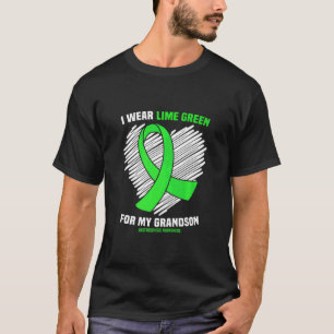 T-shirt Je Porte Du Lime Vert Pour Mon Petit-Fils Gastrosc