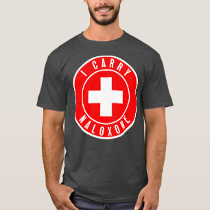 T-shirt Je porte du naloxone 26