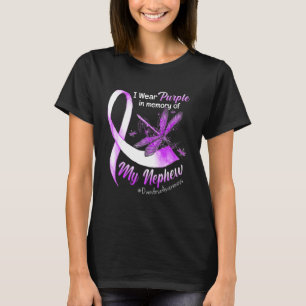 T-shirt Je Porte Du Purple En Mémoire De Mon Surdose Nephe