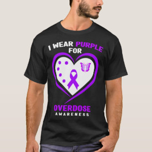 T-shirt Je Porte Du Purple Pour La Sensibilisation À La Su