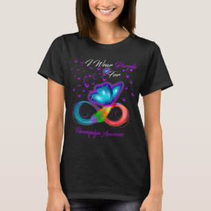 T-shirt Je Porte Du Purple Pour Le Don Fibromyalgie Sensib