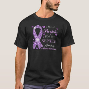 T-shirt Je Porte Du Purple Pour Mon Pur De Sensibilisation