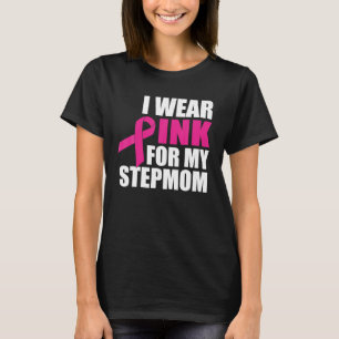 T-shirt Je Porte Du Rose Pour Le Cancer Du Sein De Ma Bell