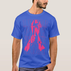 T-shirt Je Porte Du Rose Pour Ma Mère Sensibilisation Au C