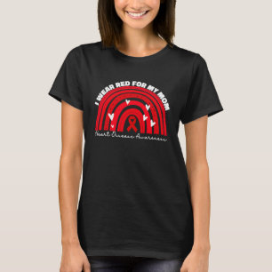 T-shirt Je Porte Du Rouge Pour Ma Mère Sensibilisation à l
