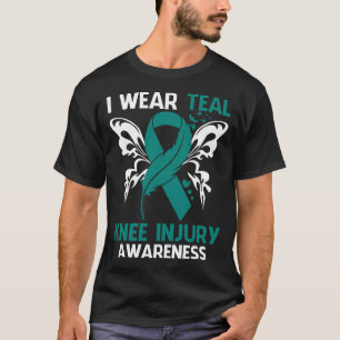 T-shirt Je porte du sarcelle pour la sensibilisation aux B