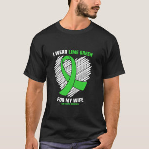 T-shirt Je Porte Du Vert Citron Pour La Sensibilisation À