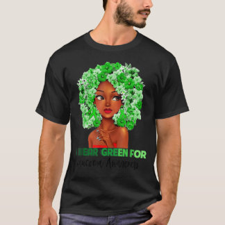 T-shirt Je Porte Du Vert Pour Glaucoma Sensibilisation Afr