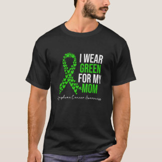 T-shirt Je porte du vert pour la sensibilisation au cancer