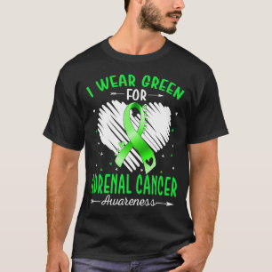 T-shirt Je Porte Du Vert Pour La Sensibilisation Au CANCER