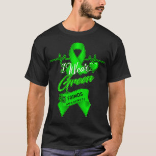 T-shirt Je porte du vert pour la sensibilisation aux mouch