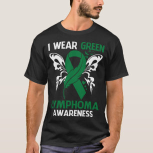 T-shirt Je Porte Du Vert Pour La Sensibilisation LYMPHOMIQ
