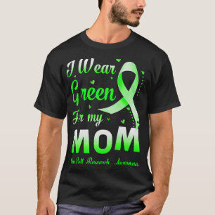 T-shirt Je Porte Du Vert Pour Ma Mère Chercheuse En Cellul