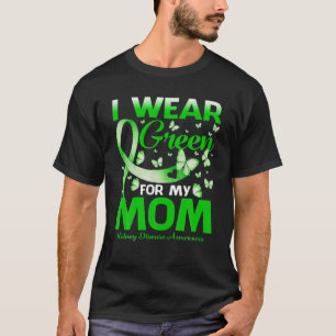 T-shirt Je Porte Du Vert Pour Ma Mère Sensibilisation Aux 