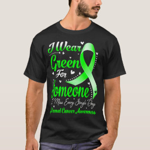 T-shirt Je Porte Du Vert Pour Quelqu'Un Sensibilisant AU C
