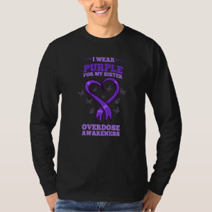 T-shirt Je Porte Du Violet Pour La Sensibilisation À La Su