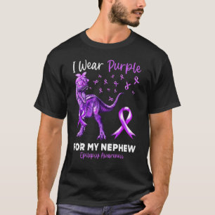 T-shirt Je porte du violet pour la sensibilisation à l'épi