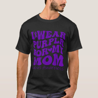 T-shirt Je porte du violet pour la sensibilisation au lupu