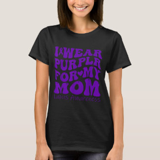 T-shirt Je porte du violet pour la sensibilisation au lupu