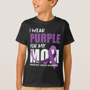 T-shirt Je Porte Du Violet Pour Ma Mère Académie De Cancer