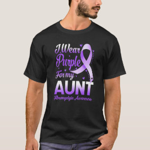 T-shirt Je Porte Du Violet Pour Ma Tante Fibromyalgie Sens