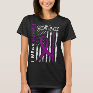 T-shirt Je Porte Du Violet Pour Mes Grands Acteurs De L'Ép