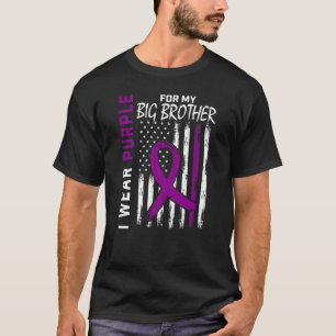 T-shirt Je Porte Du Violet Pour Mes Lauréats De L'Épilepsi