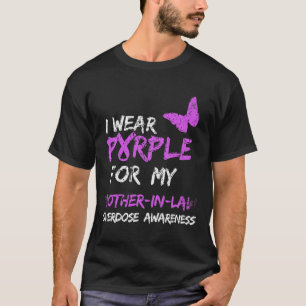 T-shirt Je Porte Du Violet Pour Mon Prophète De La belle-M