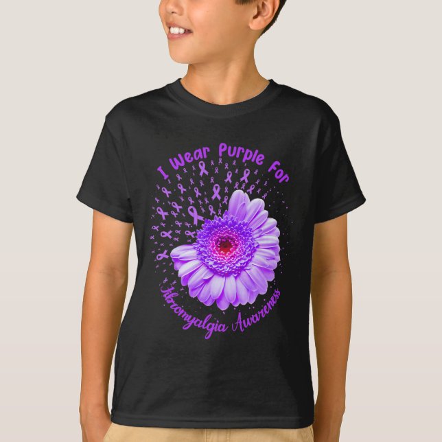 T-shirt Je Porte Du Violet Pour Survivant De Sensibilisati (Devant)