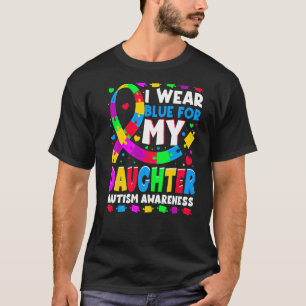 T-shirt Je Porte Incroyable Bleu Autism Awareness Pour Mon
