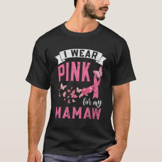 T-shirt Je Porte K Pour Ma Mamaw Sensibilisation au cancer