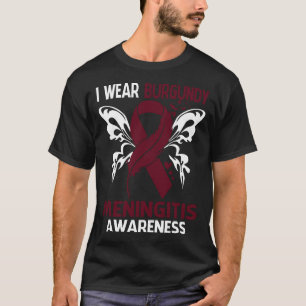 T-shirt Je Porte La Bourgogne Pour La Sensibilisation À LA